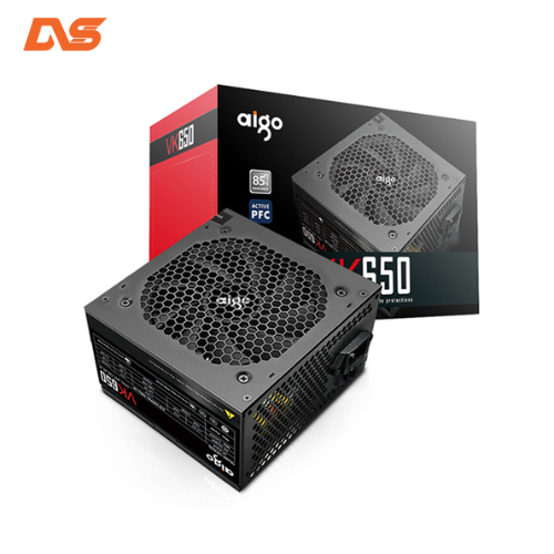 Nguồn máy tính AIGO VK650 (85 Plus/ Active PFC/ Single Rail)