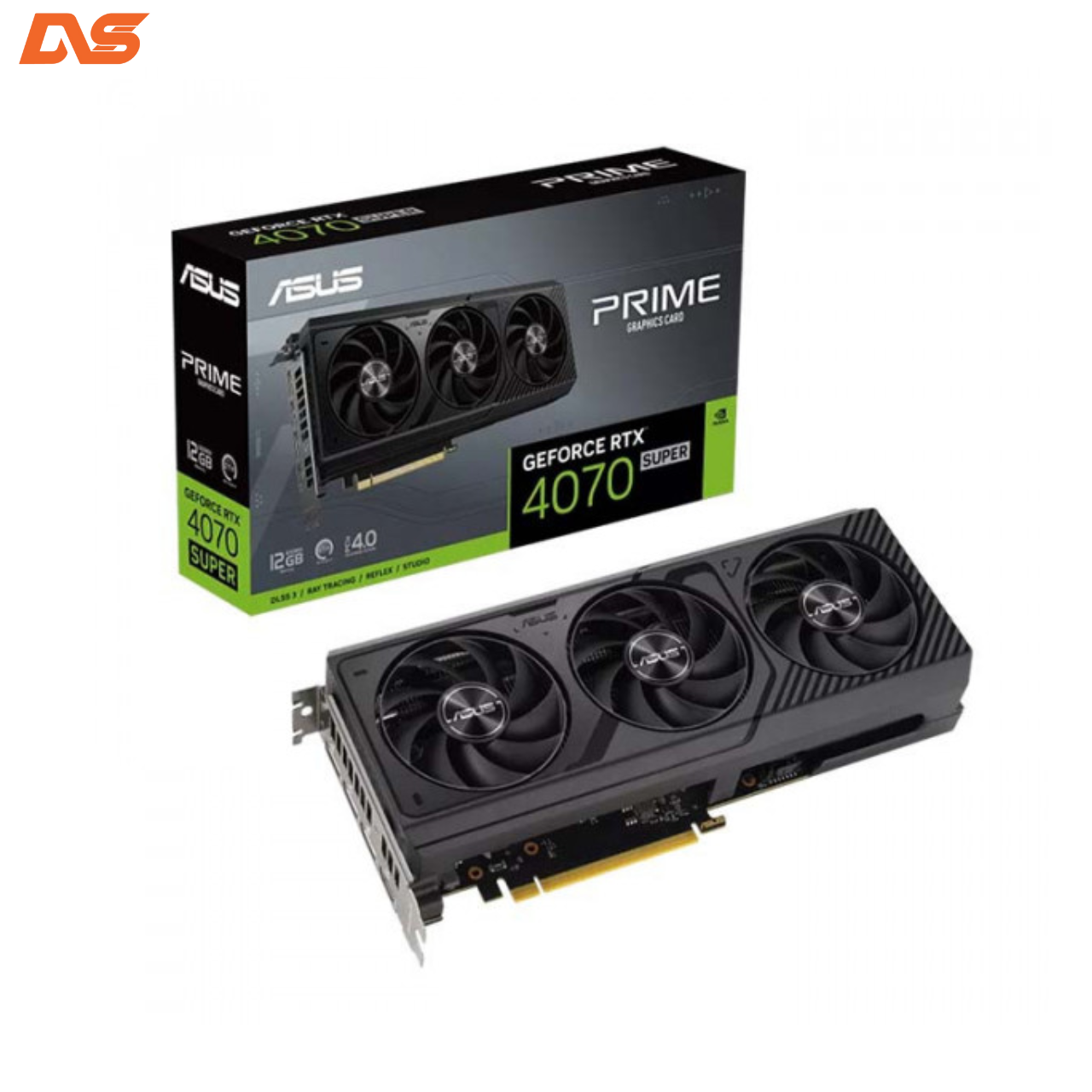 VGA Asus PRIME GeForce RTX 4070 SUPER 12GB GDDR6X (DUAL-RTX4070S-12G)