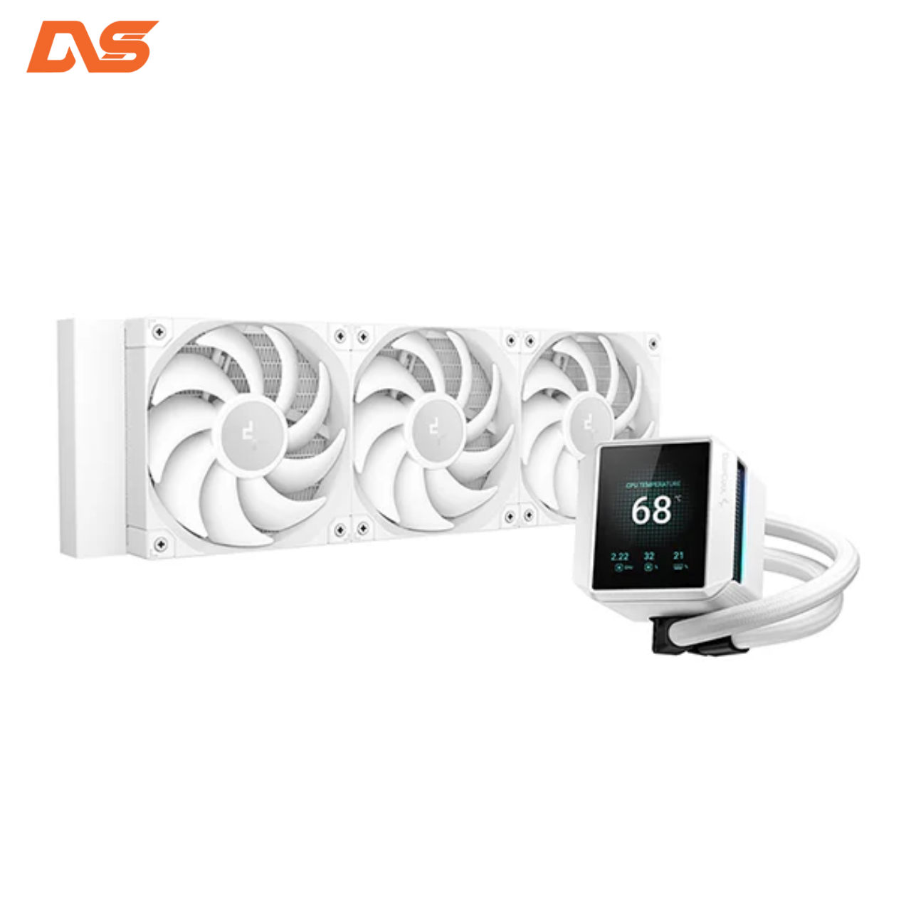 Tản Nhiệt Nước Deepcool MYSTIQUE 360 WHITE (Màu Trắng, Màn Hình Hiển Thị)