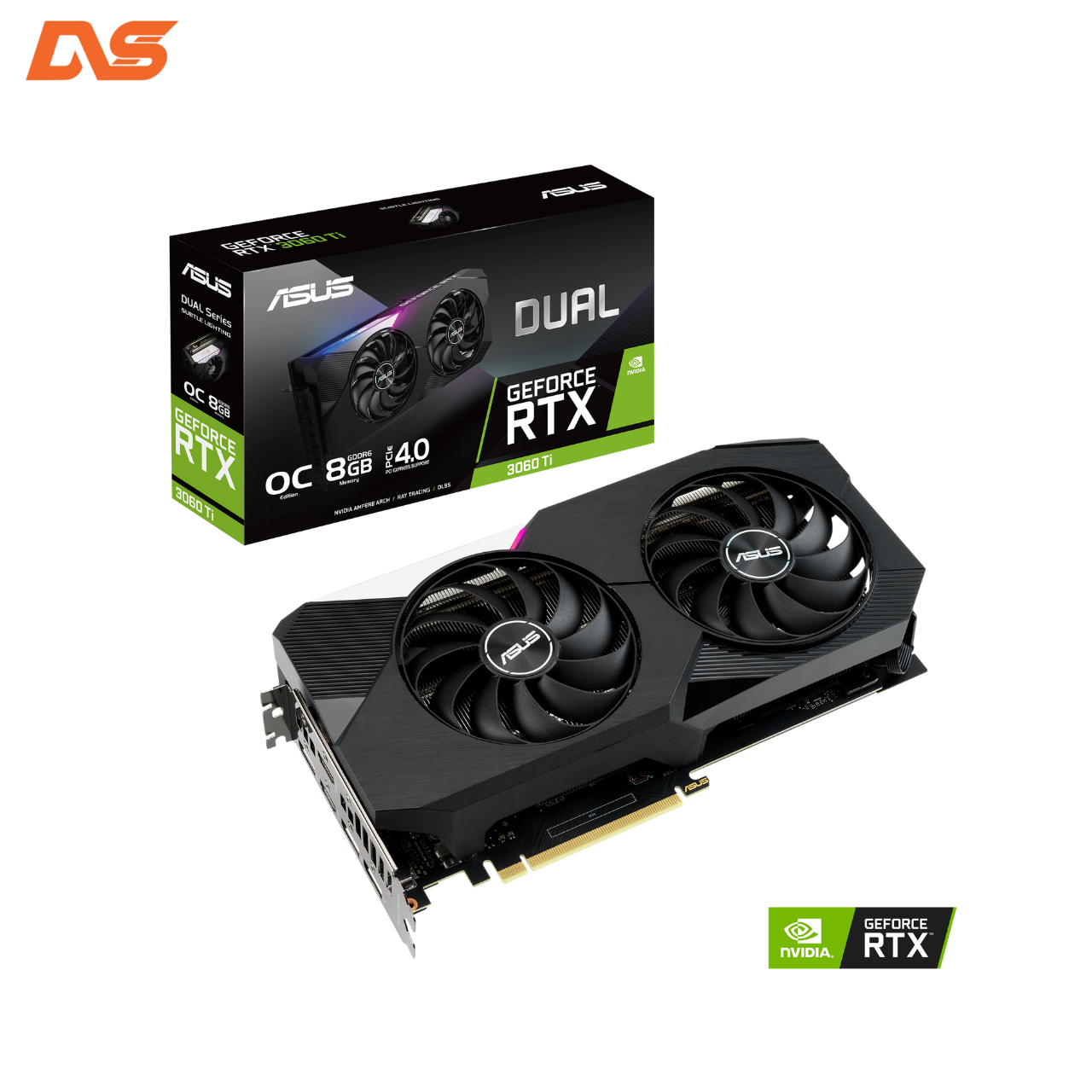 Card màn hình ASUS Dual GeForce RTX 3060 Ti OC Edition 8GB V2 ( 2nd )