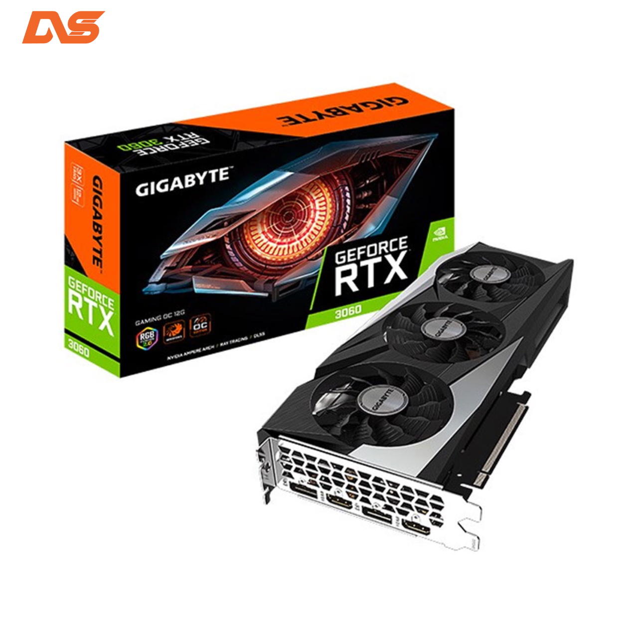 VGA GIGABYTE GeForce RTX 3060 GAMING OC 12G (rev. 2.0) ( 2nd )