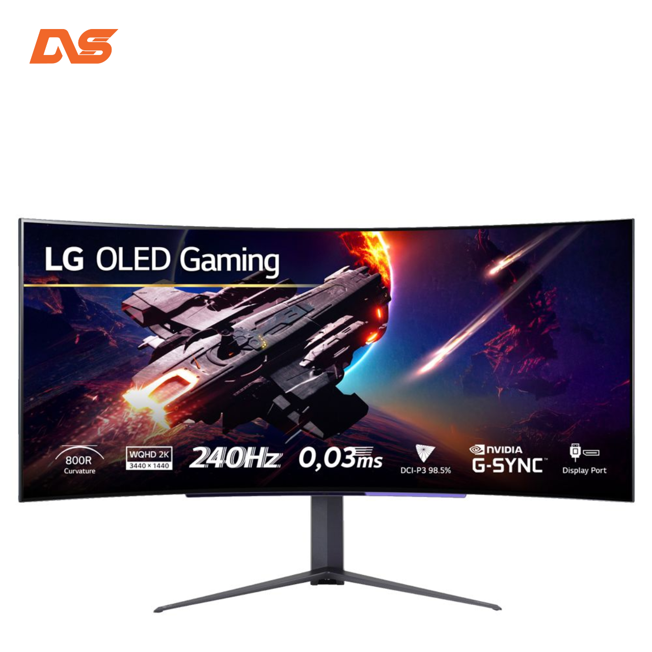 Màn hình OLED Gaming LG UltraGear 45GR95QE-B 44.5 inch WQHD OLED 240Hz Cong