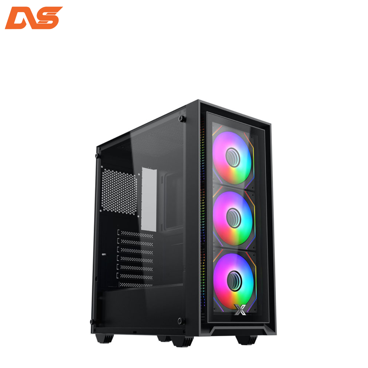 Vỏ case XIGMATEK FLY II 3GF - EN44663 (ATX/Mid Tower/Màu Đen/3 fan vô cực)
